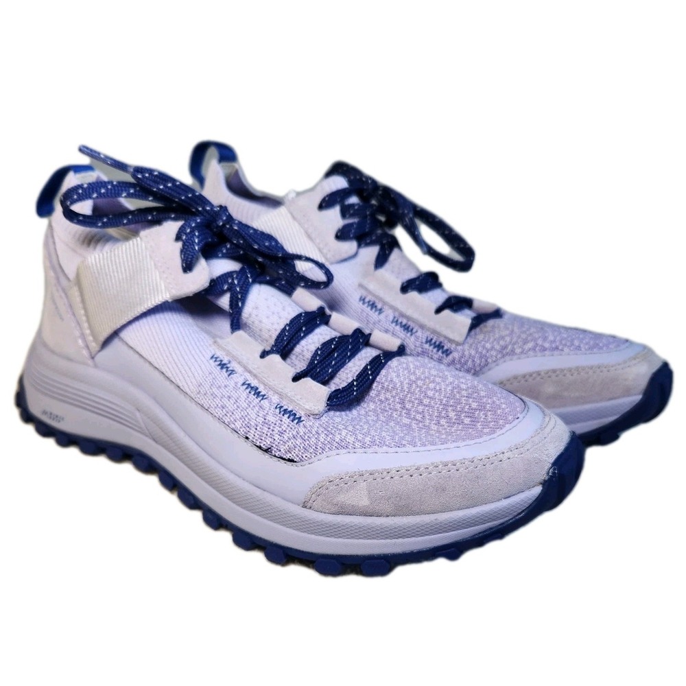 CLARKS ATL‎ Trek Knit Sneakers Womens 7.5 Purple Lilac Walking Shoes